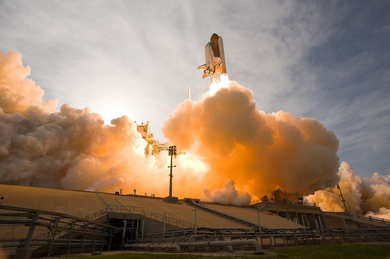 Space Shuttle Lift Off